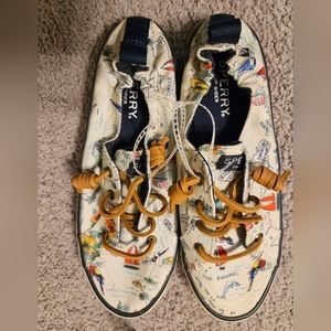 Sperry Crest Ebb Caribbean Sneaker Shoes Size 7 Bahamas NEW